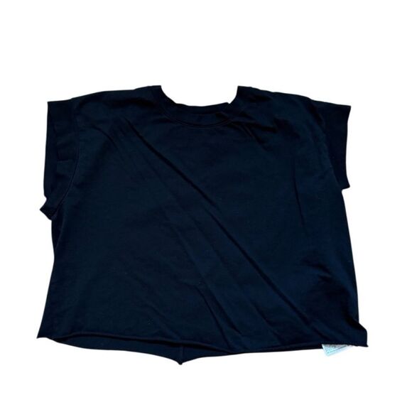 Target boxy Cropped Black Tshirt large - Picture 1 of 6